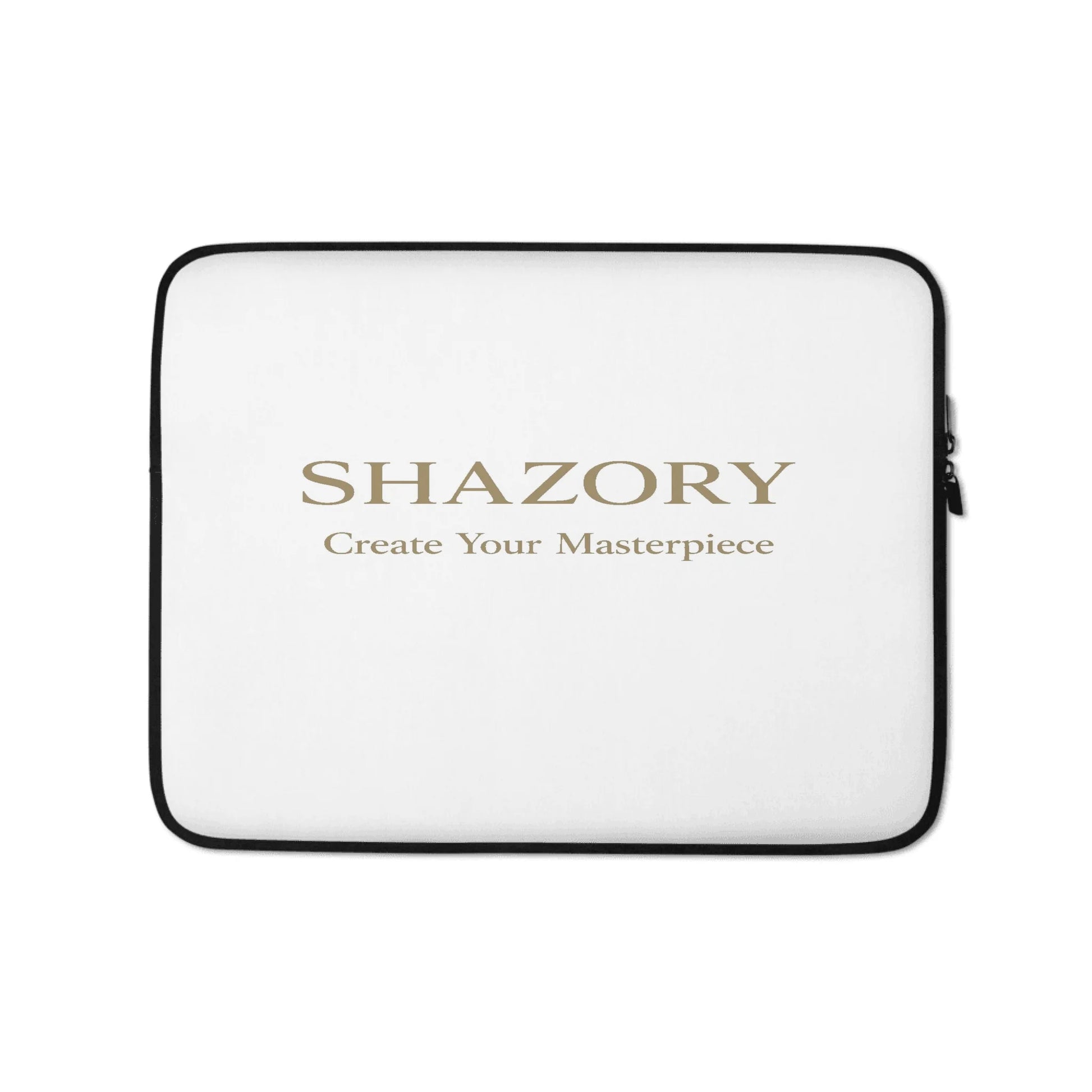 Front view of personalized neoprene laptop sleeve — laptop case for everyday use