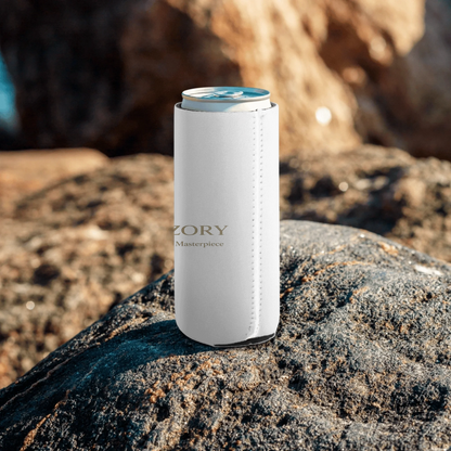 Custom can cooler shown in use — bbq accessory made for everyday styling