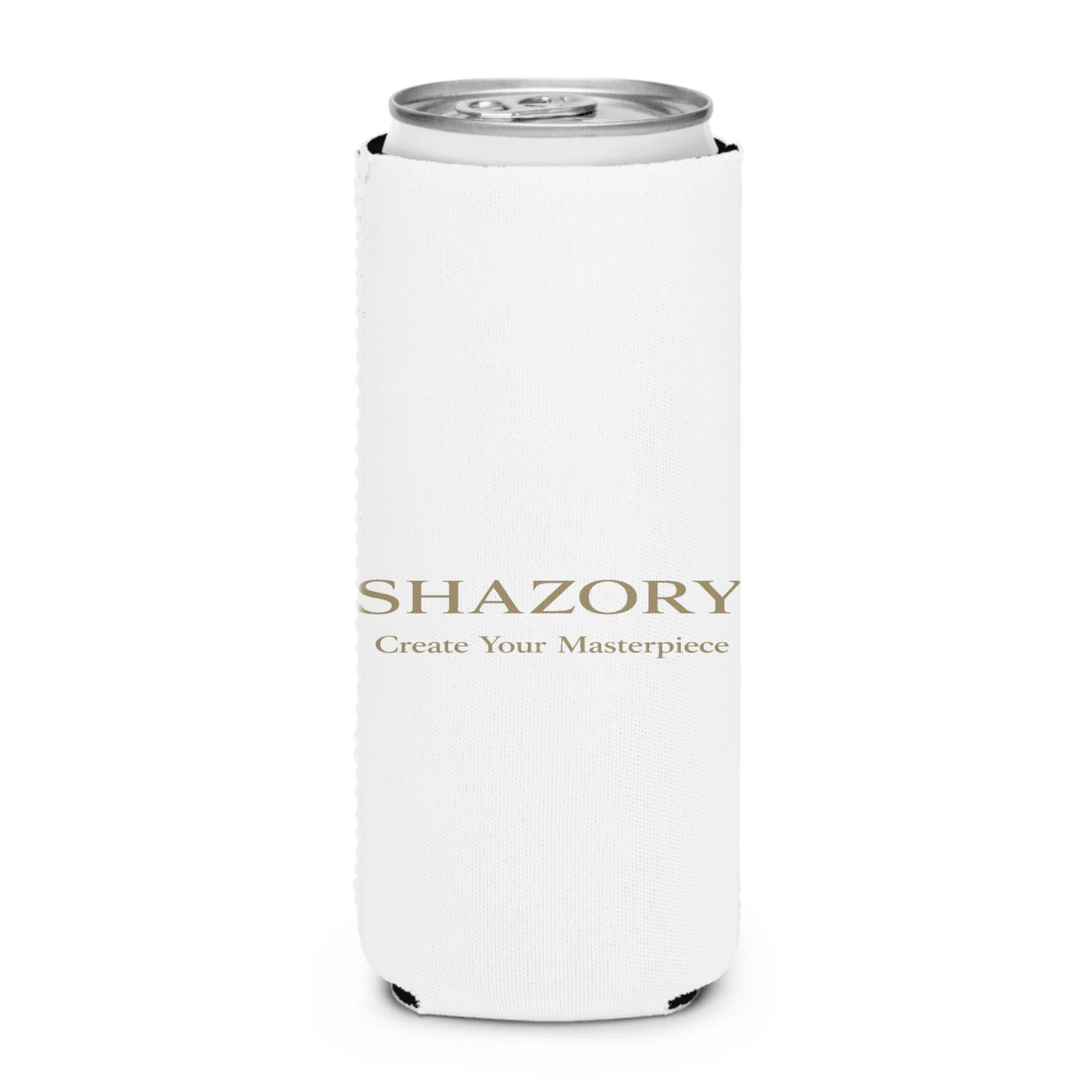 Color or size variation of personalized can cooler — custom drink sleeve
