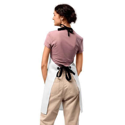 Color or size variation of personalized all-over print apron — custom chef gift