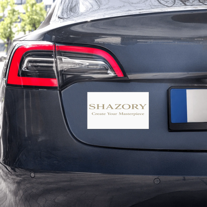 Custom car magnets shown in use — auto accessory made for everyday styling