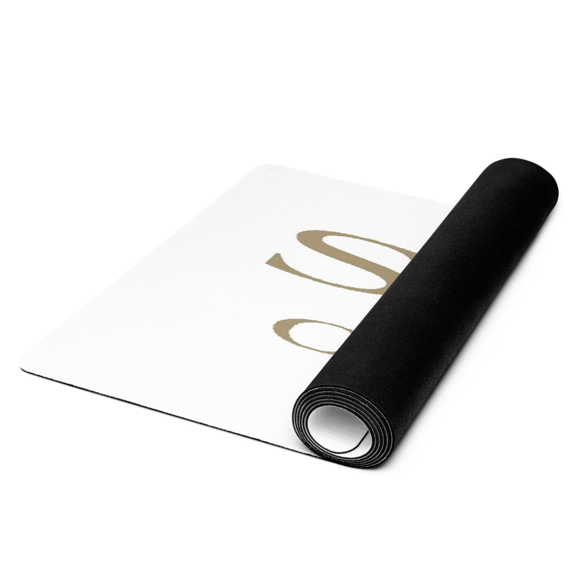 Back view of personalized yoga mat — custom yoga mat print quality