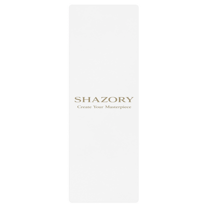 Detail shot of personalized yoga mat — fade-resistant photo or design print
