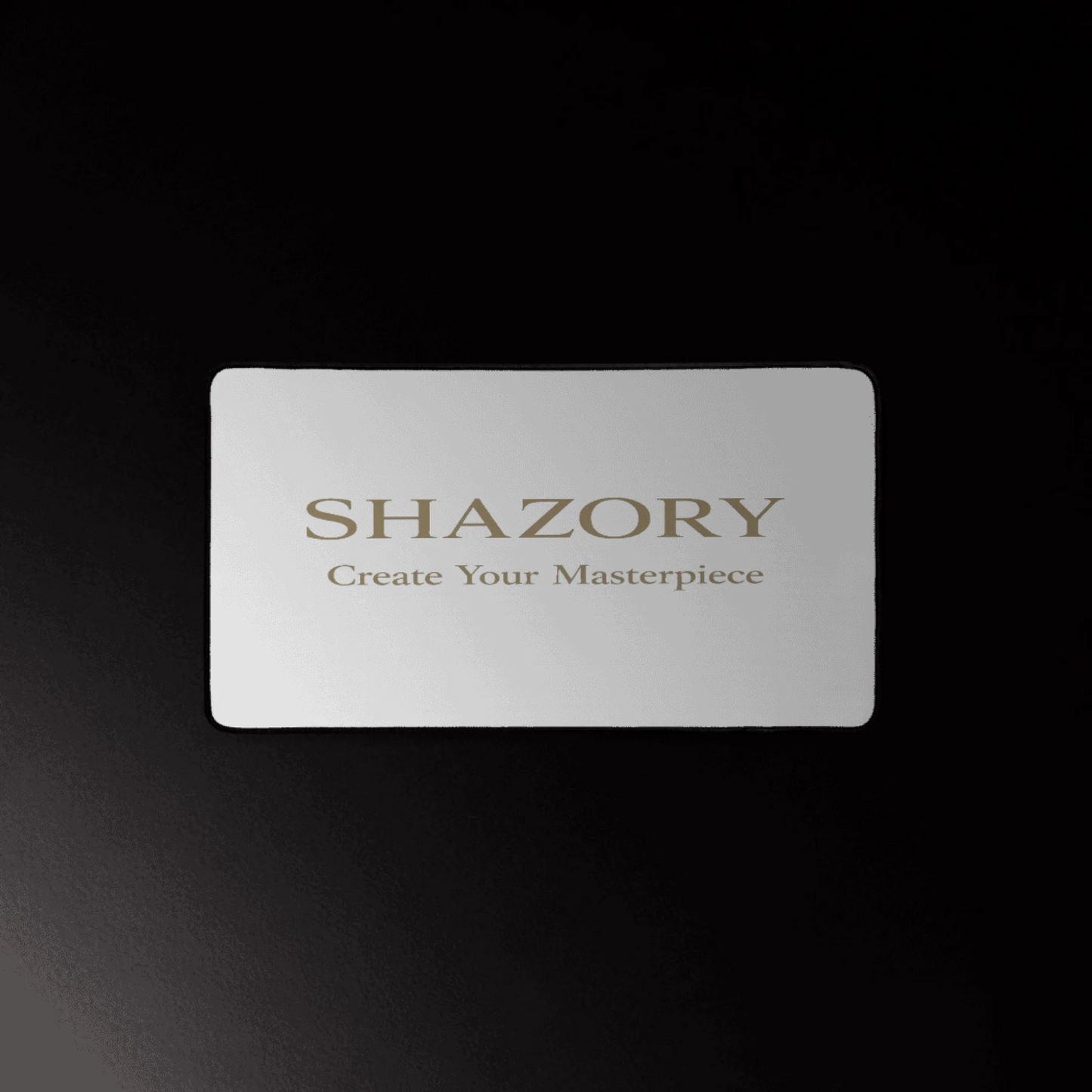 Alternate angle of custom desk mat — personalized design with desk mat