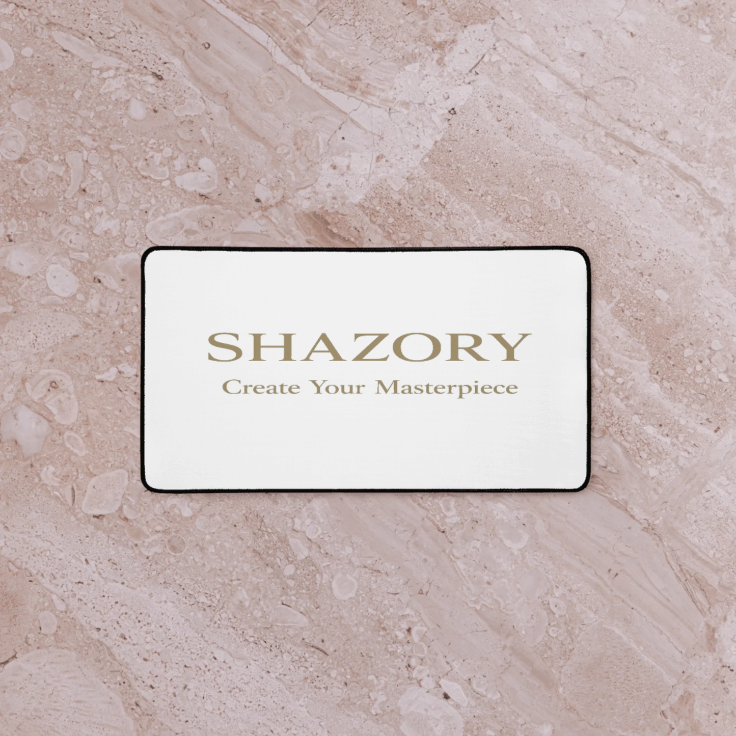 Color or size variation of personalized desk mat — custom home office decor