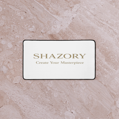 Color or size variation of personalized desk mat — custom home office decor