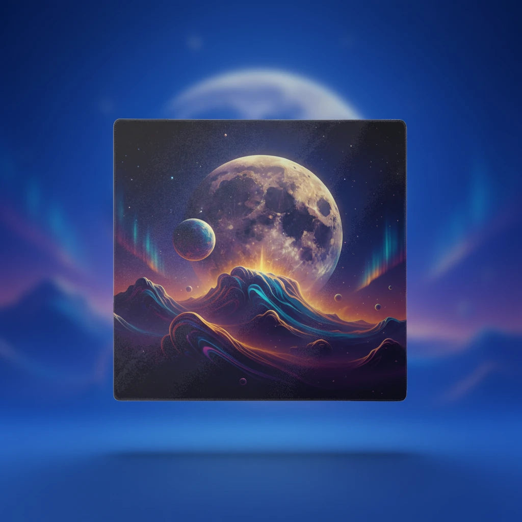 Gaming Mouse Pad — personalized photo or design printed on gaming mouse pad from Shazory