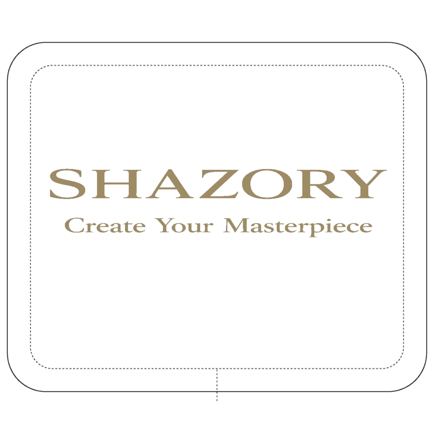 Front view of personalized mouse pad — mouse pad for everyday use