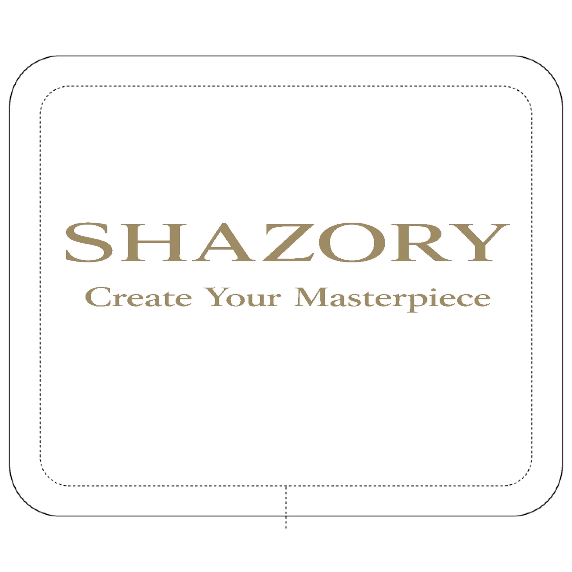 Front view of personalized mouse pad — mouse pad for everyday use