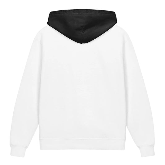 Front view of personalized youth garment-dyed hoodie — lightweight cotton with washed finish