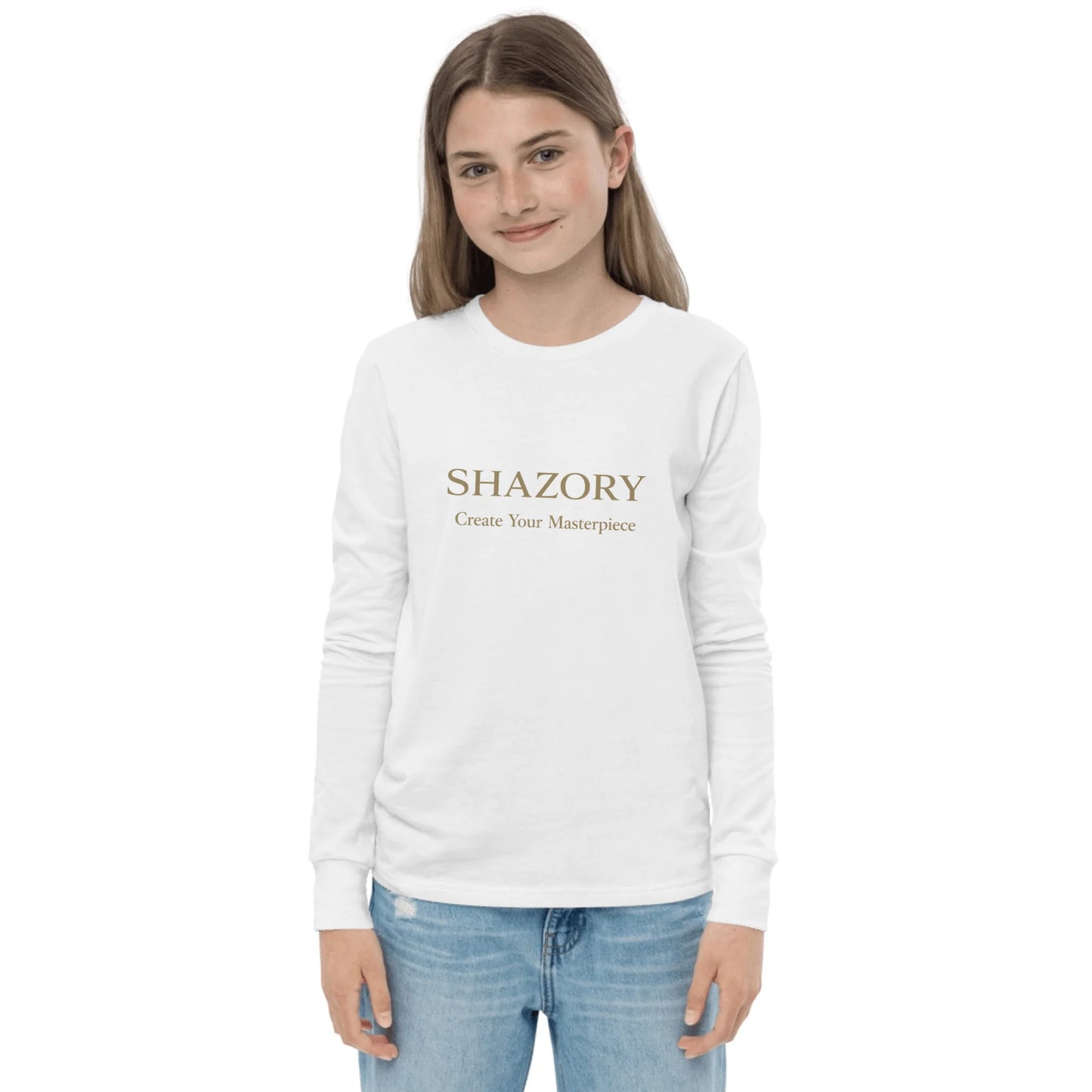 Custom Photo Youth Long Sleeve Tee | Shazory