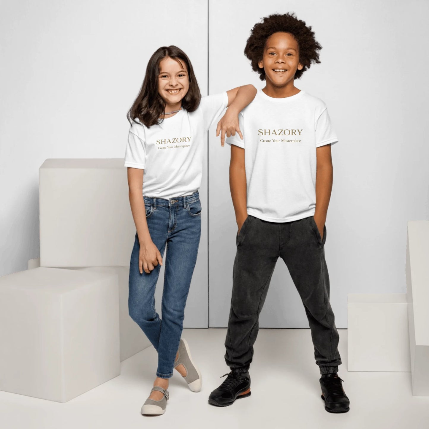 Custom Photo Youth Sports Tee — Performance | Shazory