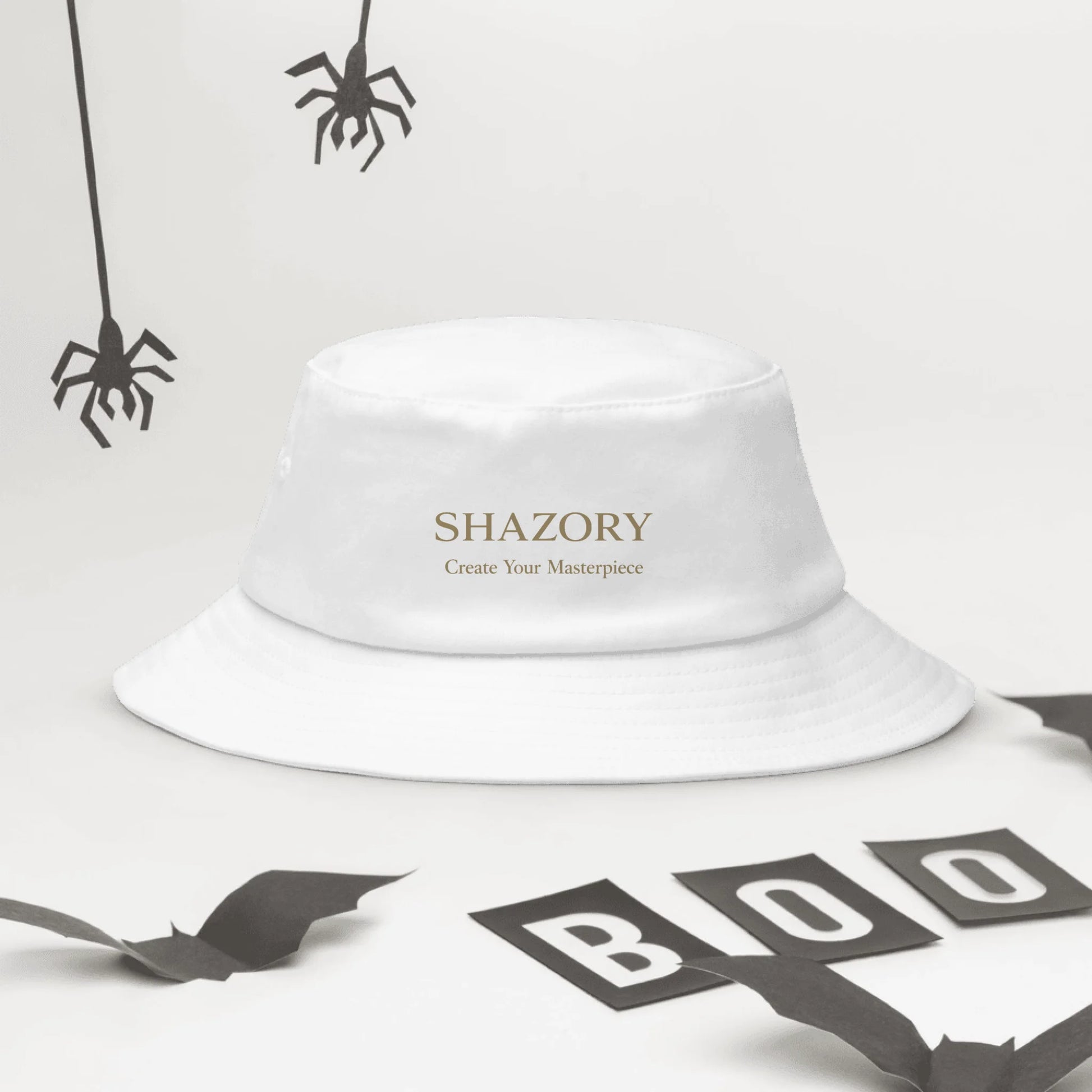 Front view of personalized bucket hat — hat for everyday use