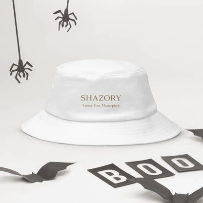 Front view of personalized bucket hat — hat for everyday use