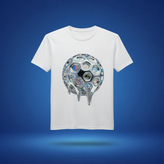 Front view of personalized unisex lightweight t-shirt — unisex tee for everyday use