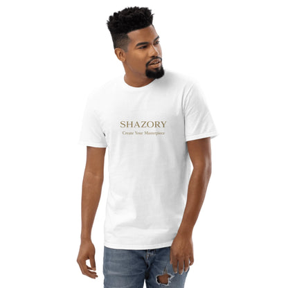 Front view of personalized unisex lightweight t-shirt — unisex tee for everyday use