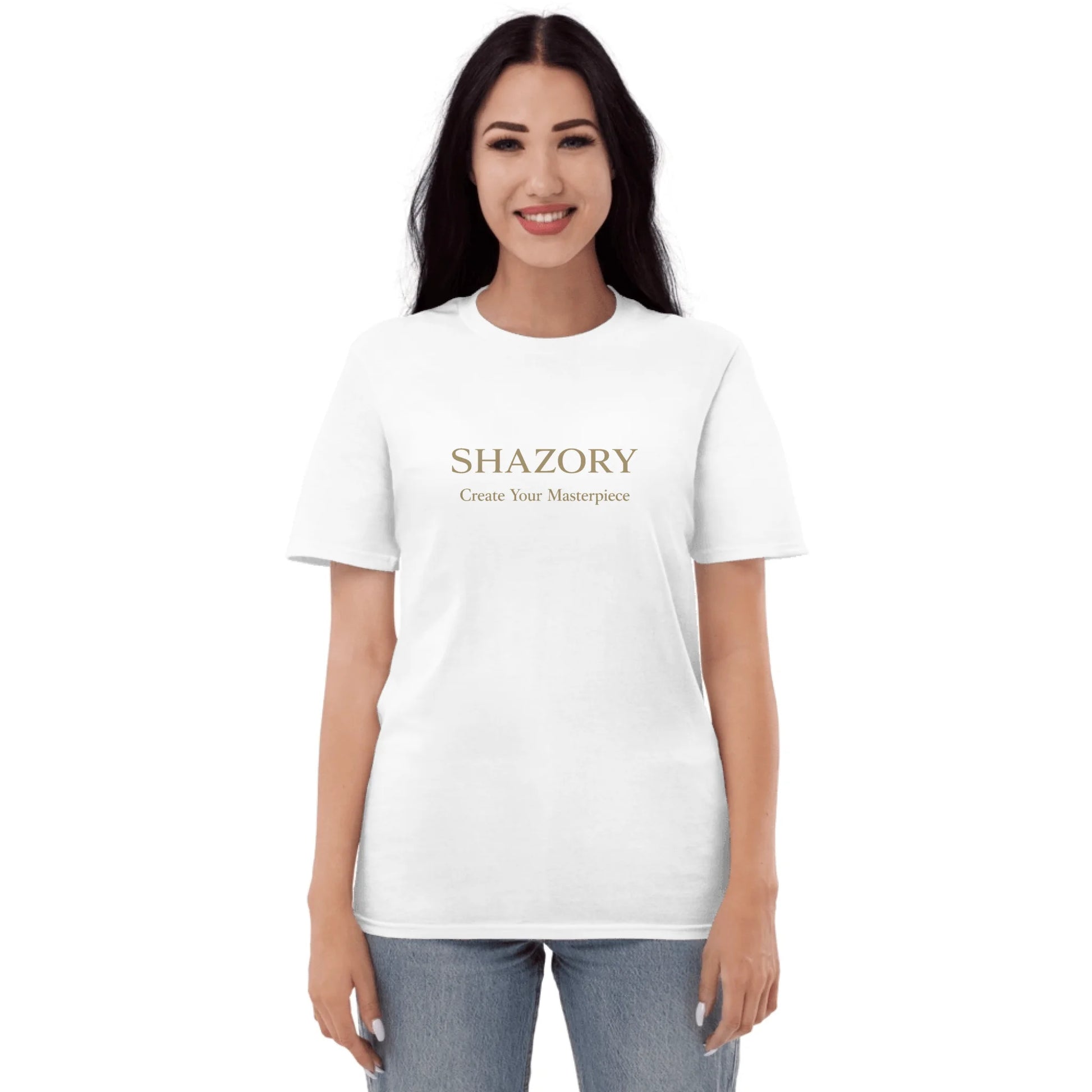 Color or size variation of personalized unisex lightweight t-shirt — custom graphic tee