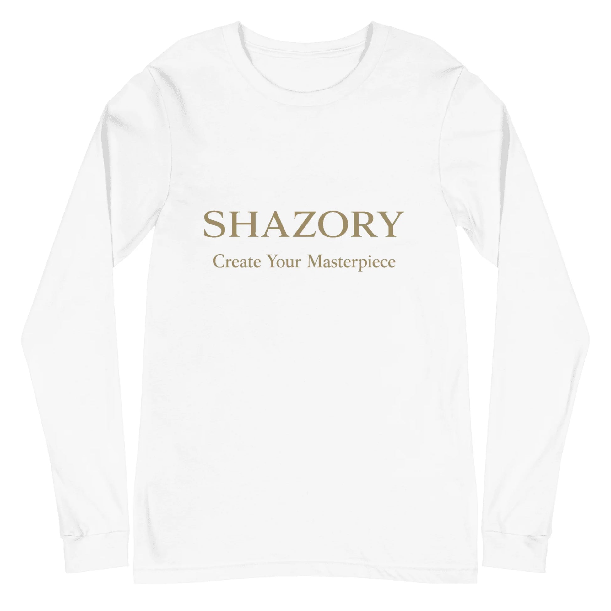 Unisex Long Sleeve Tee — personalized photo or design printed on unisex long sleeve tee from Shazory