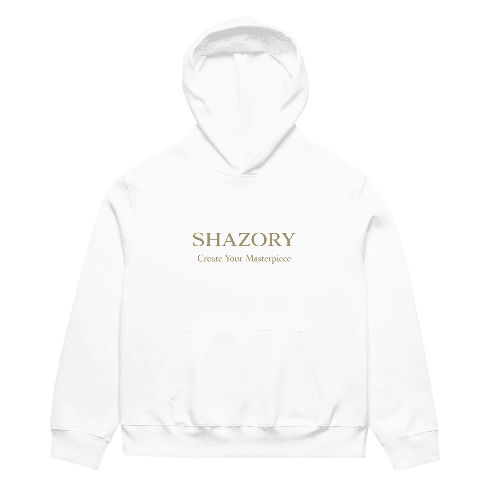 Front view of personalized unisex oversized heavyweight hoodie — oversized hoodie for everyday use