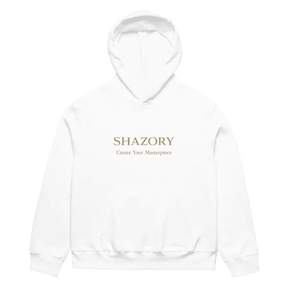 Front view of personalized unisex oversized heavyweight hoodie — oversized hoodie for everyday use