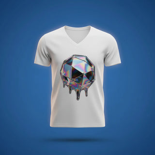 Shazory Custom Photo Unisex V-Neck T-Shirt, customizable with your own photo, available at getshazory.com
