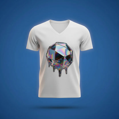 Shazory Custom Photo Unisex V-Neck T-Shirt, customizable with your own photo, available at getshazory.com