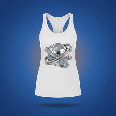 Custom Racerback Tank — personalized photo or design printed on women's racerback tank top from Shazory