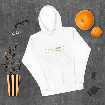 Custom premium pullover hoodie with personalized photo or design from Shazory
