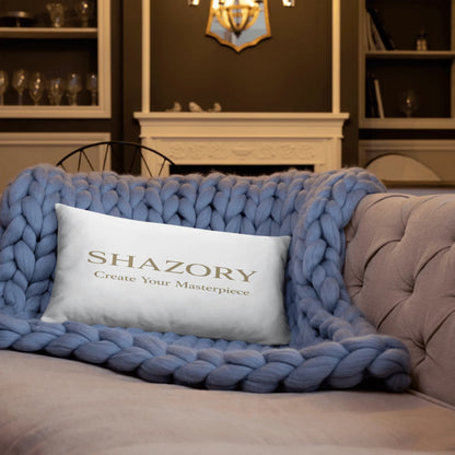 Color or size variation of personalized all-over print basic pillow — custom pillow