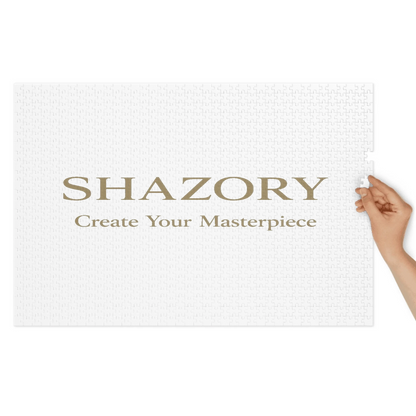 Color or size variation of personalized jigsaw puzzle with tin — custom puzzle