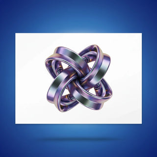 Alternate angle of custom gift wrap paper — personalized design with wrapping paper