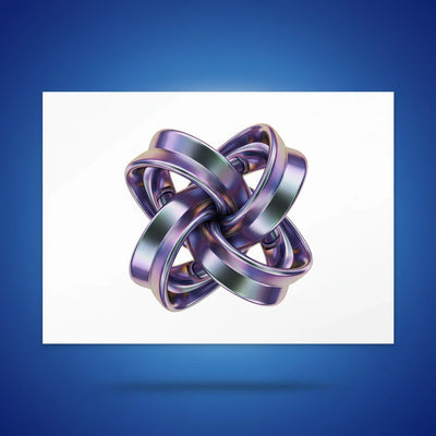 Alternate angle of custom gift wrap paper — personalized design with wrapping paper