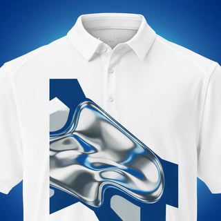 Custom men's Under Armour performance polo with personalized design from Shazory