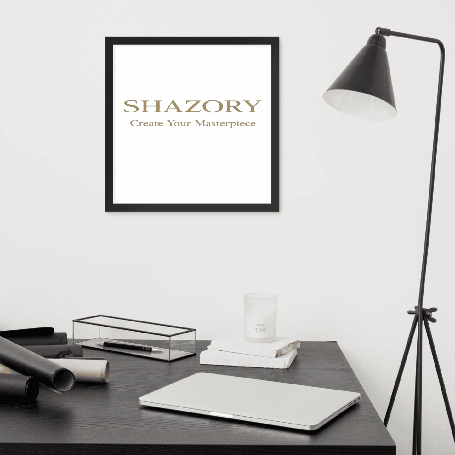 Custom Photo Framed Poster — Premium Luster | Shazory