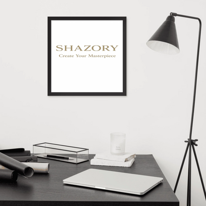 Custom Photo Framed Poster — Premium Luster | Shazory