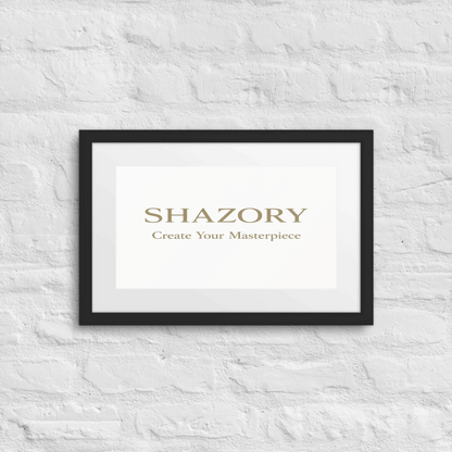 Detail texture macro of custom matte framed poster with mat — premium framed poster finish
