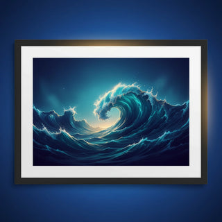 Made-to-order Shazory matte framed poster with mat — personalized framed poster gift