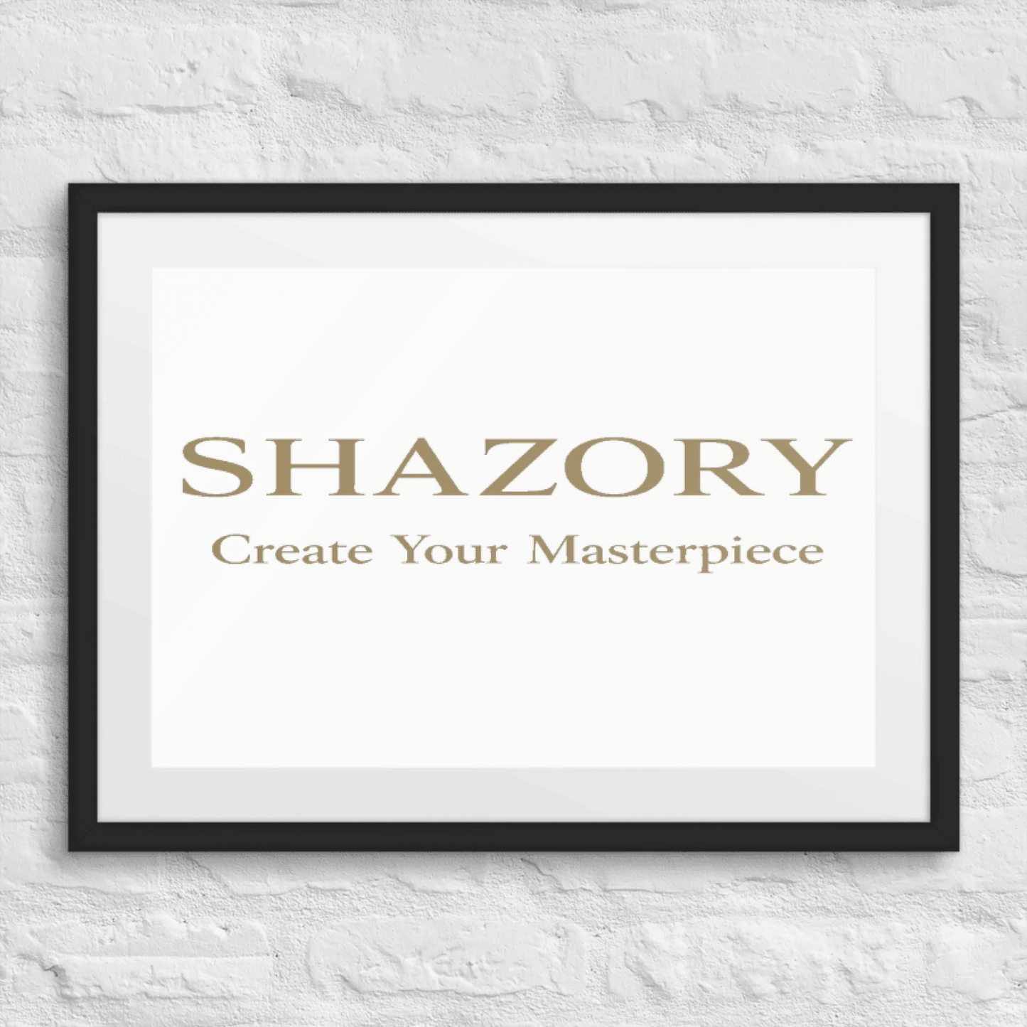 Custom Photo Framed Poster — Matte with Mat | Shazory