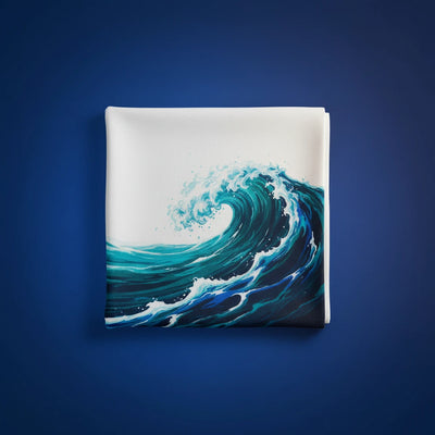 Custom cloth napkin set of 4 with personalized photo or design from Shazory