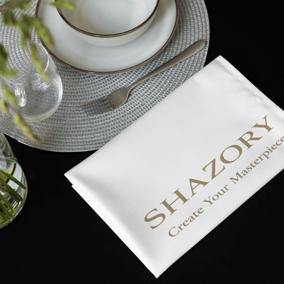 Personalized Cloth Napkins — Set of 4 | Shazory