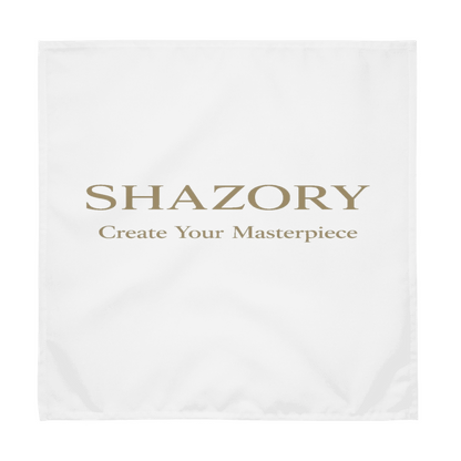 Front view of personalized cloth napkin set — napkins for everyday dinners