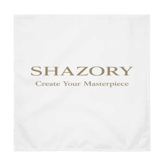 Front view of personalized cloth napkin set — napkins for everyday dinners