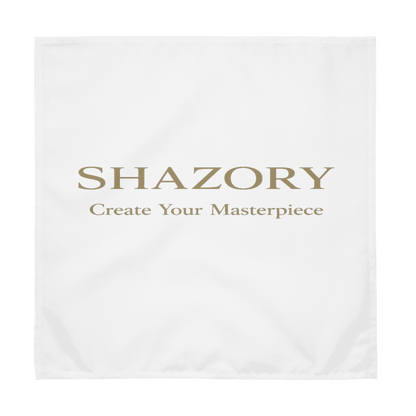 Lifestyle styling of personalized cloth napkin set — napkins ready for the table
