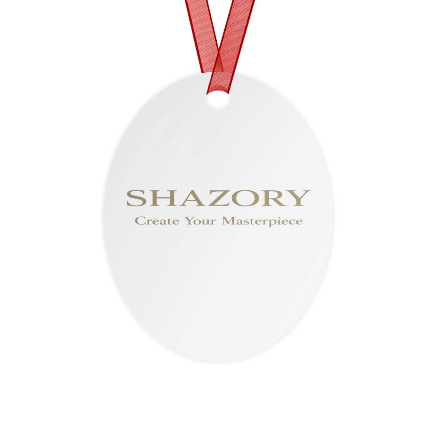 Personalized Christmas Ornament — Metal | Shazory