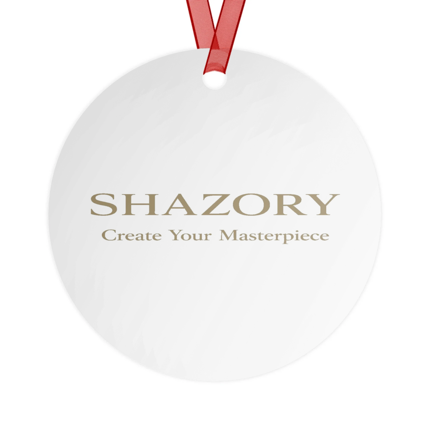 Personalized Christmas Ornament — Metal | Shazory