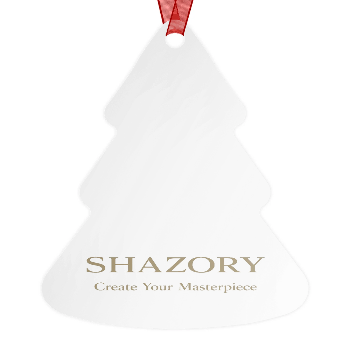 Personalized Christmas Ornament — Metal | Shazory