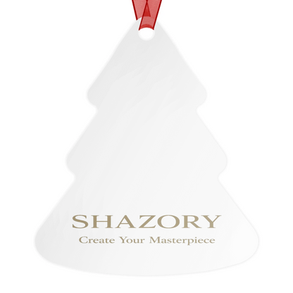 Personalized Christmas Ornament — Metal | Shazory