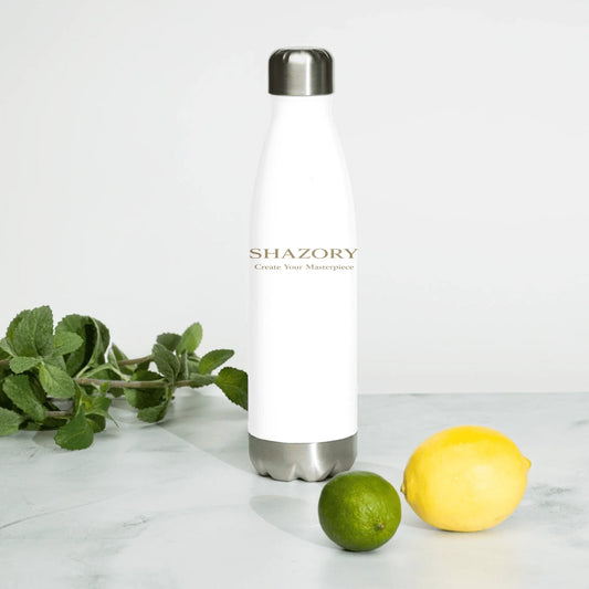Front view of personalized 17 oz water bottle — bottle for the daily commute