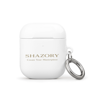Shazory Custom All-Over Print AirPods Case — side profile with all-over photo print
