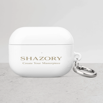 Shazory Custom All-Over Print AirPods Case — wireless charging compatible back face